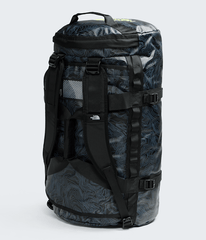 Base Camp DuffelM TNF TNF Black Glowing Topo Print BACK