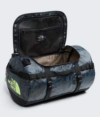 Base Camp DuffelS TNF TNF Black Glowing Topo Print INT
