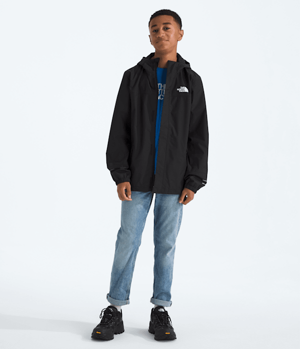 Boys Antora Rain Jacket TNF TNF BlackTNF Black Main