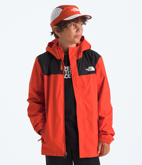 Boys Antora Rain Jacket TNF Lava Red Main