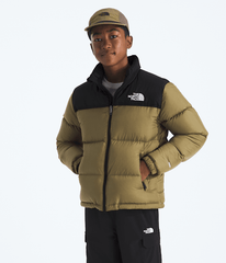 Boys Girls 1996 Retro Nuptse Jacket TNF Cedar HERO2