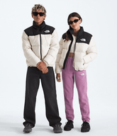 Boys Girls 1996 Retro Nuptse Jacket TNF White Dune Main