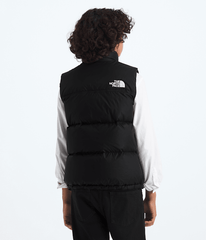 Boys Girls 1996 Retro Nuptse Vest TNF BACK
