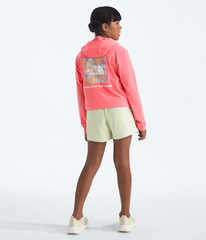 Boys Girls Adventure Wildflower Views Hoodie TNF HERO2