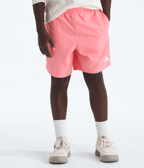 Boys Girls Class V Shorts5 TNF Coral Crush Logo Weather Topo Phantom Print HERO3