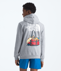 Boys Girls Ember Fade Regular Hoodie TNF HERO2