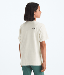 Boys Girls Evolution Flora ShortSleeve TeeGraphic TNF White Dune BACK