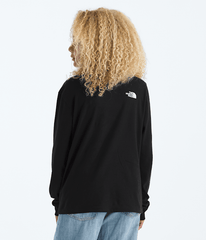 Boys Girls Evolution Half Dome LongSleeve Tee TNF BACK