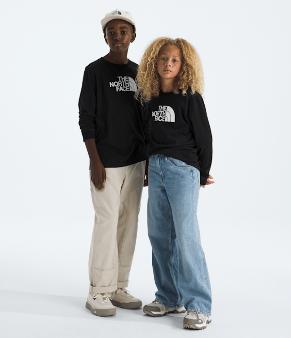 Boys Girls Evolution Half Dome LongSleeve Tee TNF Main