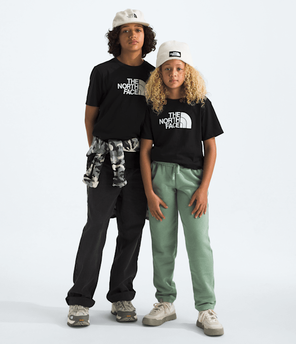 Boys Girls Evolution Half Dome ShortSleeve Tee TNF Main