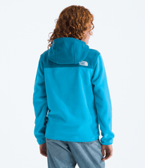 Boys Girls Glacier FullZip Hoodie TNF Meridian BlueDusk Blue BACK