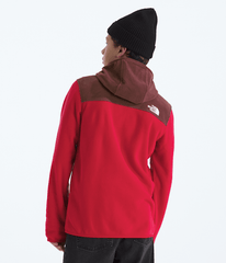 Boys Girls Glacier FullZip Hoodie TNF TNF RedSumac BACK