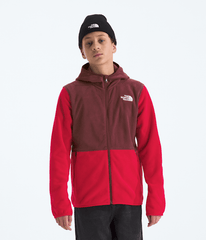 Boys Girls Glacier FullZip Hoodie TNF TNF RedSumac HERO2