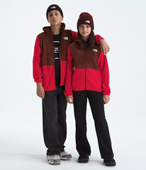 Boys Girls Glacier FullZip Hoodie TNF TNF RedSumac Main