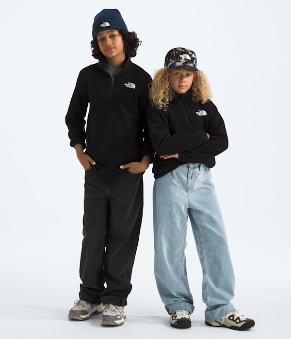Boys Girls Glacier Zip Pullover TNF Main
