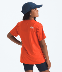 Boys Girls New 247 ShortSleeve Tee TNF Lava Red BACK