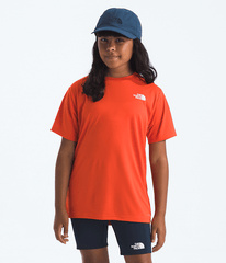 Boys Girls New 247 ShortSleeve Tee TNF Lava Red HERO2