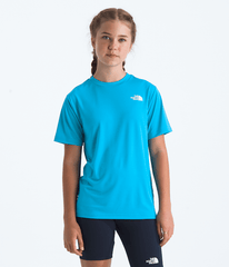 Boys Girls New 247 ShortSleeve Tee TNF Meridian Blue HERO3