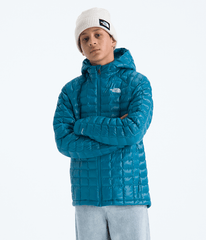 Boys Girls THERMOBALL Hooded Jacket TNF Dusk Blue HERO2