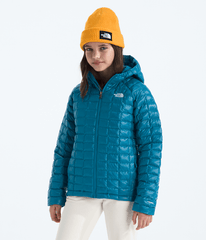 Boys Girls THERMOBALL Hooded Jacket TNF Dusk Blue HERO3