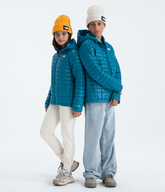 Boys Girls THERMOBALL Hooded Jacket TNF Dusk Blue Main