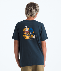 Boys Girls Woodland Wanderer Regular ShortSleeve Tee TNF Summit Navy HERO2