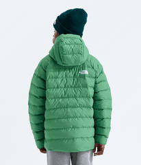 Boys Reversible Perrito Hooded Jacket TNF Dimmed Algae BACK