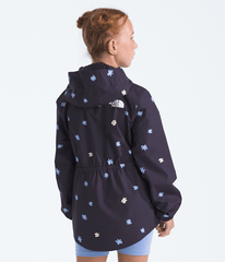 Girls Antora Rain JacketPrint TNF Endless Dusk Simple Flower BACK