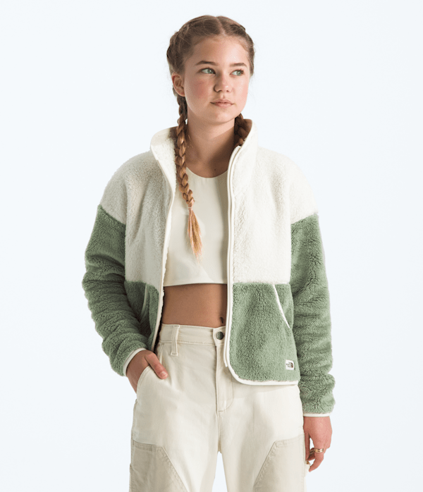Girls Cabin Fleece FullZip Jacket TNF Main