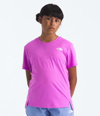 Girls Flex ShortSleeve Tee TNF Violet Crocus Main