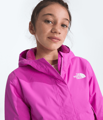 Girls Warm Antora Rain Jacket TNF Violet Crocus HERO3