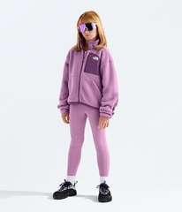Girls Yumiori Off Peak FullZip Jacket TNF Hushed Lavender Chroma Purple HERO2