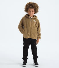 Kids Campshire FullZip Hoodie TNF Teddy Brown HERO3