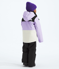 Kids Freedom Insulated Jacket TNF Lite LilacWhite Dune BACK