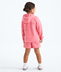 Kids Glacier FullZip Hoodie TNF Coral Crush BACK