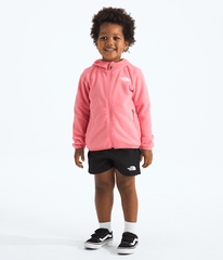 Kids Glacier FullZip Hoodie TNF Coral Crush HERO3