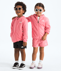 Kids Glacier FullZip Hoodie TNF Coral Crush Main