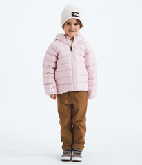 Kids Reversible Perrito Hooded Jacket TNF Pale Blossom HERO3
