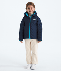 Kids Reversible Perrito Hooded Jacket TNF Meridian Blue HEROREV