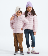 Kids Reversible Perrito Hooded Jacket TNF Pale Blossom Main