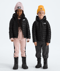 Kids THERMOBALL Hooded Jacket TNF TNF Black Main
