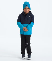 Kids Warm Antora Rain Jacket TNF Summit NavyMeridian Blue HERO2