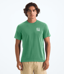 Mens Adventure Sunrise Hike ShortSleeve Tee TNF Main