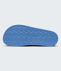 Mens Base Camp Slides III TNF Logo Mania PrintMarina Blue DETAILSOLE