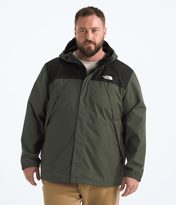 Mens Big Antora Jacket TNF New Taupe GreenTNF Black Main