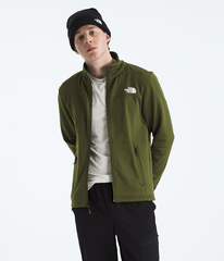 Mens Cedar Trail Grid Fleece FullZip Jacket TNF Woodland Green Main