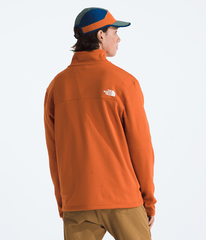 Mens Cedar Trail Grid Fleece Zip TNF Iron Bronze BACK