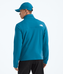 Mens Cedar Trail Grid Fleece Zip TNF Dusk Blue BACK