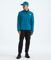 Mens Cedar Trail Grid Fleece Zip TNF Dusk Blue HERO2