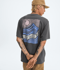 Mens Mountain Escape Relaxed ShortSleeve TeeGraphic TNF HERO2